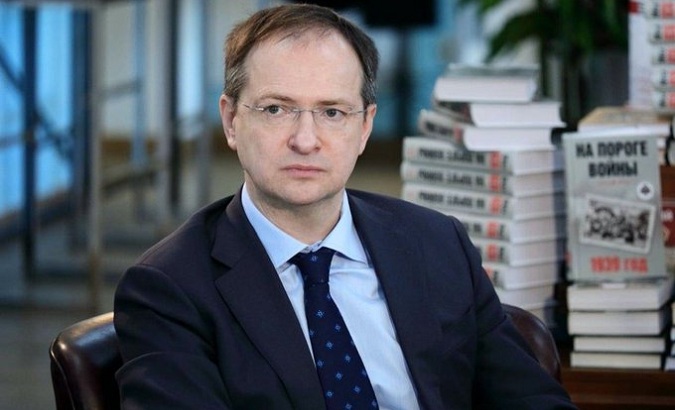 Vladimir Medinski, the adviser to Russian President Vladimir Putin.