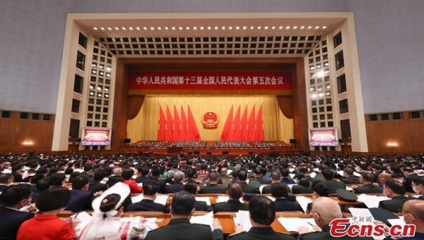 Lawmakers from the 13th National People's Congress held in Beijing proposed to improve citizens' legal protection. Mar. 9, 2022.