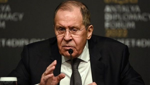 Russian Foreign Affairs Minister Sergey Lavrov in Antalya, Turkey, March 10, 2022.