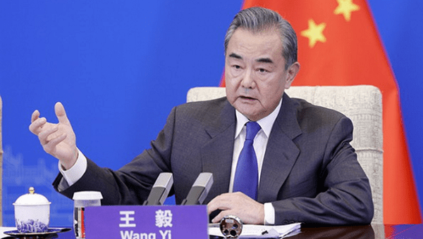 China's foreign minister, Wang Yi. March. 15, 2022. 