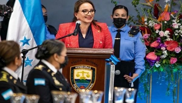 Honduran President created a new executive power structure. Apr. 8, 2022.