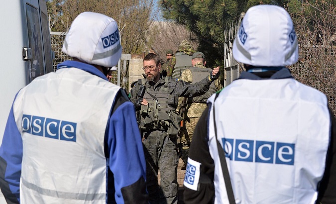 Donetsk authorities have prepared a draft decision to suspend the activities of the OSCE mission in the republic. Apr. 09, 2022.