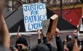 People take to the streets of Grand Rapids, Michigan in the name of Patrick Lyoya, who was shot and killed by police. Apr. 14, 2022. 