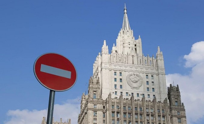 Russia announced the expulsion of foreign diplomats from the country. Apr. 19, 2022.