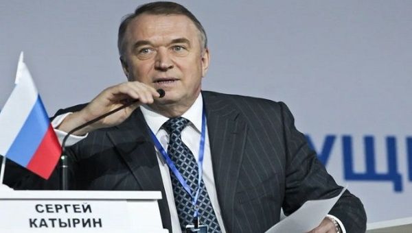 RCCIPresident Sergey Katyrin says Russia is not closed to foreign capital and the world market. Apr. 26, 2022. 