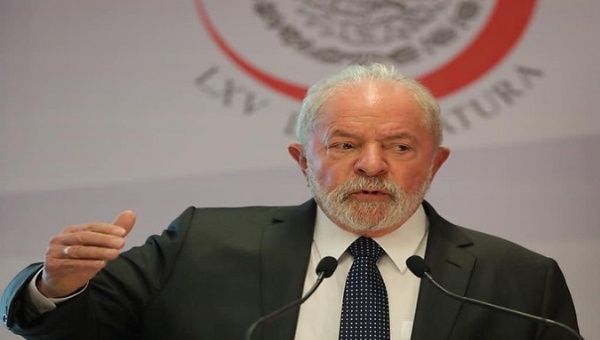 Former Brazilian President Luiz Inácio Lula da Silva provides his views on the Russian-Ukrainian conflict in an interview with Time magazine. May.4, 2022. 