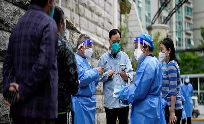 Health authorities to perform more rounds of massive COVID-19 testing in Beijing. May. 12, 2022.
