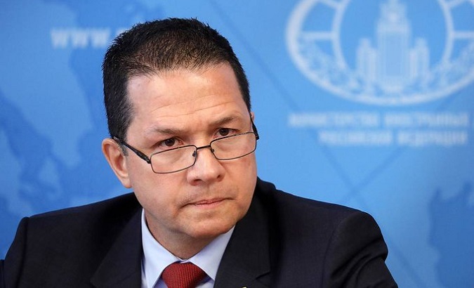 Venezuela's Foreign Affairs Minister Carlos Faria, 2022.