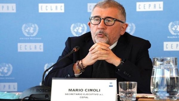 Acting Executive Secretary of ECLAC, Mario Cimoli. Jun. 6, 2022. 
