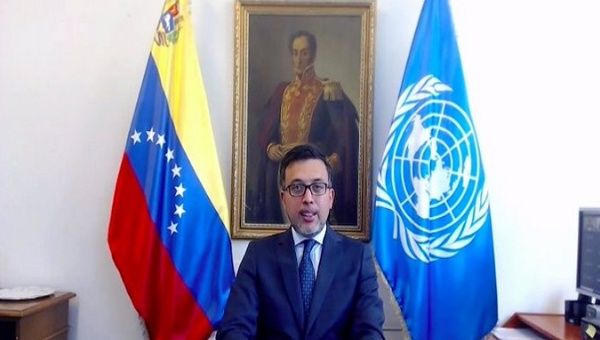 Permanent representative of Venezuela to the UN, Héctor Constant Rosales. Jun. 15, 2022. 