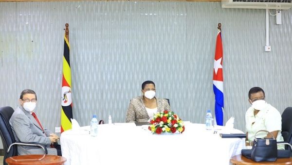 The head of Cuban diplomacy arrived in Kampala from the Republic of Equatorial Guinea. Jun. 26, 2022.