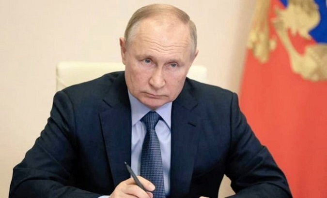 Russian President Vladimir Putin warned of high risk due to stalled negotiations with Ukraine. Jul. 7, 2022.