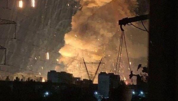 Explosions in Novaya Kakhovka