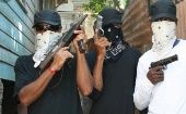 Gang members in Port-au-Prince, 2022.