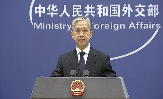 Chinese FM spokesperson rejected the comments made by U.S. officials regarding China's policy toward Hong Kong. Jul. 12, 2022.
