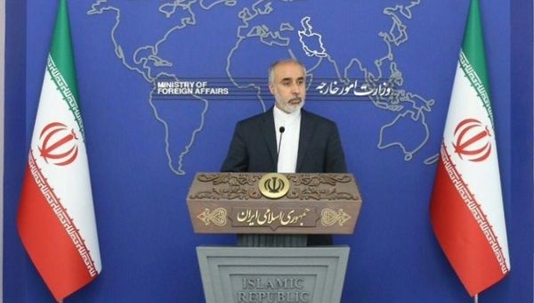  Iranian Foreign Ministry spokesman Nasser Kanaani. Jul. 12, 2022. 