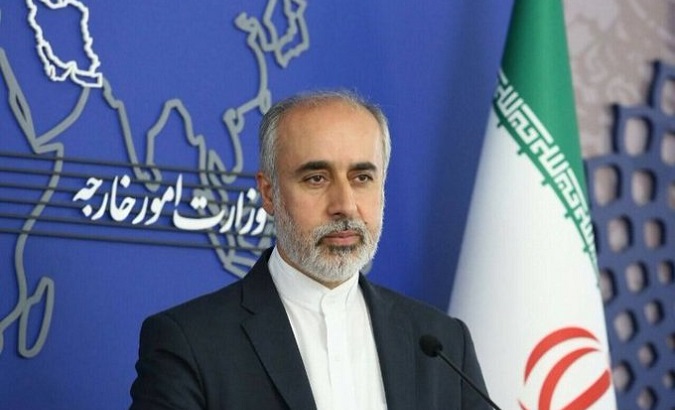 Iranian Foreign Ministry Spokesman Nasser Kanaani, 2022.