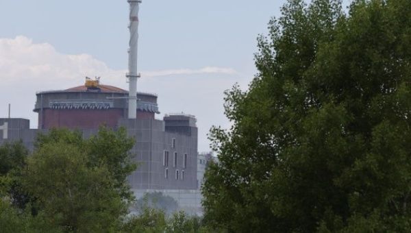 Photo taken on Aug. 4, 2022 shows the Zaporizhzhia nuclear power plant (NPP) in southern Ukraine.