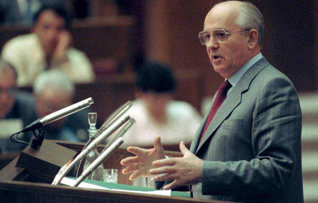 Mikhail Gorbachev, the first president of the Soviet Union