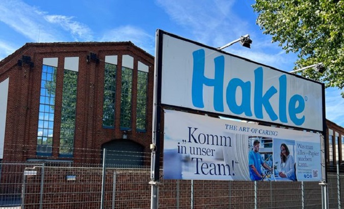 Hakle, a traditional German company that had to file for insolvency, Sept. 2022.
