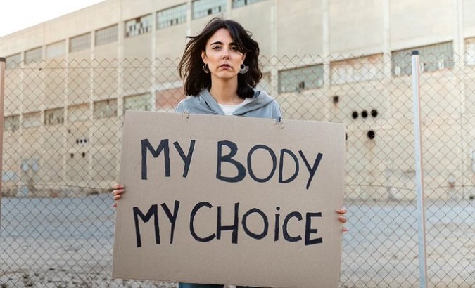 A woman defends her right to decide.