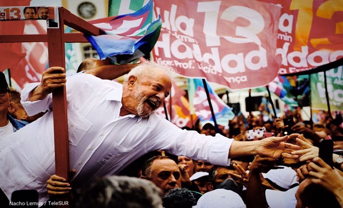 Leftist candidate Luis Inácio Lula da Silva will visit this week the municipality of Belford Roxo, in Rio de Janeiro, as part of his campaign for the runoff election. Oct. 10, 2022.