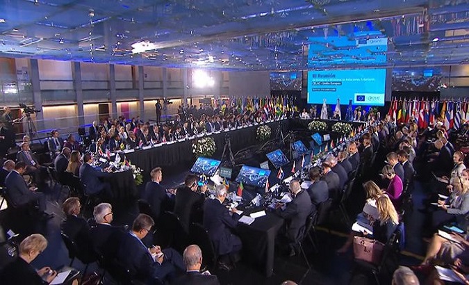 The III Meeting of CELAC-EU Foreign Ministers took place at the Kirchner Cultural Center in Buenos Aires, Argentina. Oct. 27, 2022.