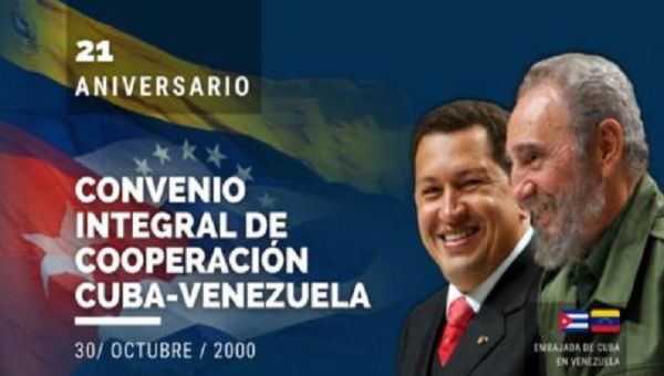 President Nicolás Maduro recalled today the 22nd anniversary of the signing of the Cuba-Venezuela Integral Cooperation Agreement. Oct. 30, 2022.