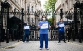 Nurses protest action, London, U.K., 2022.