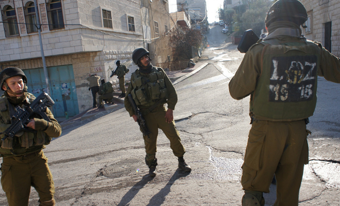 Israeli ocuppation forces in Ramallah, Nov. 16, 2022.