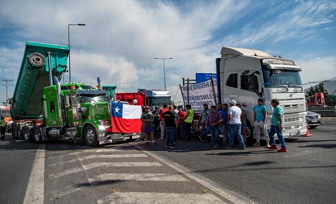 Following a week-long strike, an agreement was reached on Monday between the government and some of the truckers' unions. Nov. 28, 2022.