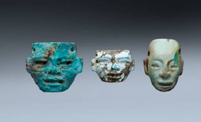 A sample of Mexican archaeological objects to be auctioned in Paris.