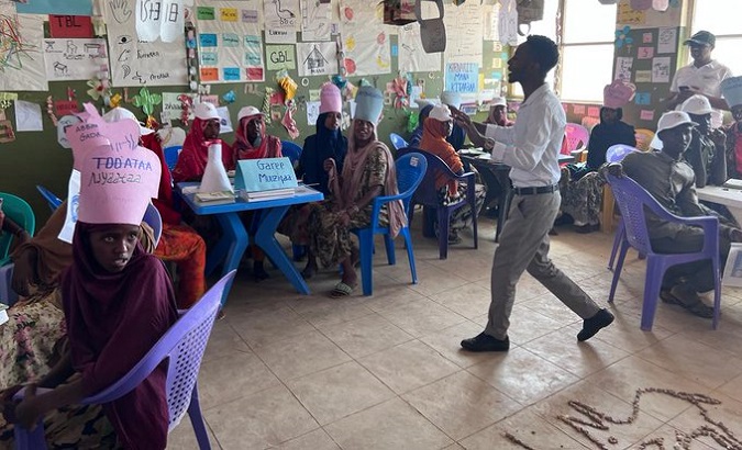A classroom in Ethiopia, 2022.