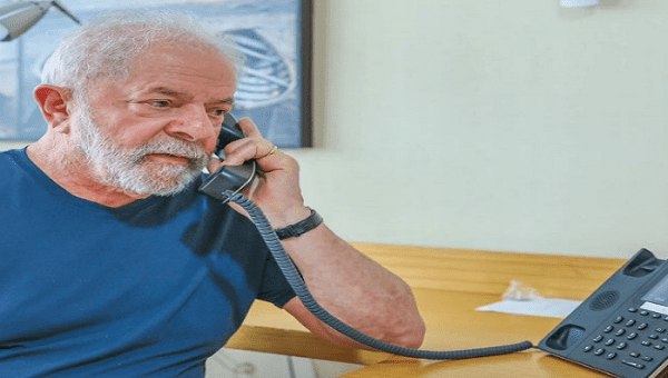 Brazilian President-elect Luiz Inácio Lula da Silva held a telephone conversation with Russian President Vladimir Putin. Dec. 20, 2022. 
