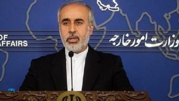 Iranian Foreign Ministry spokesman Nasser Kanaani.