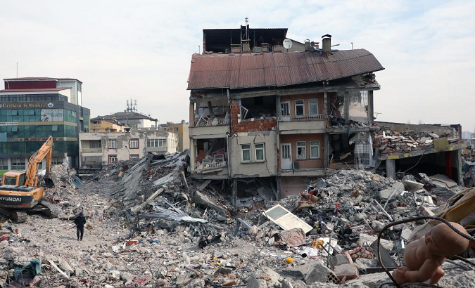 Damage in the city of Kahramanmaras, Türkiye, Feb. 19, 2023.