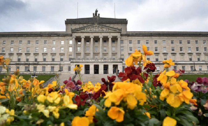 Parliament Buildings in Belfast, Northern Ireland.