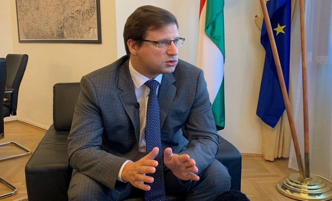 Head of the Hungarian Prime Minister's Office, Gergely Gulyas. Mar. 23, 2023.