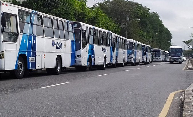 The mayor of Guayaquil, Cynthia Viteri, refused to accede to the transport workers' demand for a fare increase. Mar. 23, 2023.