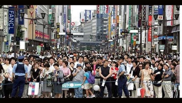 Japan people in the streets.Apr. 12, 2023. 