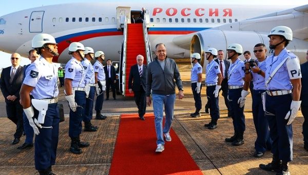 Russian FM Lavrov Arrives in Brazil to Start LATAM Tour Lavrov.jpeg_1718483346