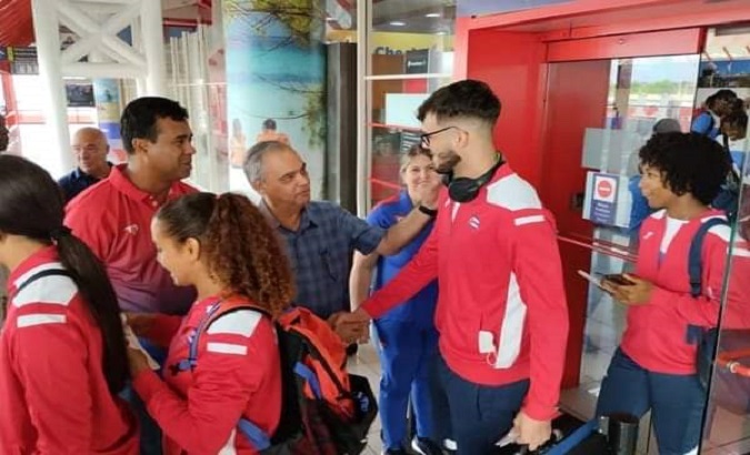 Cuban athletes to take part in the V ALBA Venezuela 2023 Games. Apr. 17, 2023.