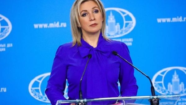 Russian Foreign Affairs Ministry spokesperson Maria Zakharova, 2023.