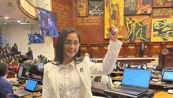 Legislator Viviana Veloz, Quito, Ecuador, May 16, 2023.