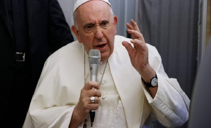 Pope Francisco. May. 22, 2023.
