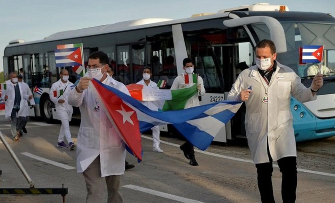 A new brigade of Cuban doctors arrive in Mexico, May 23, 2023.
