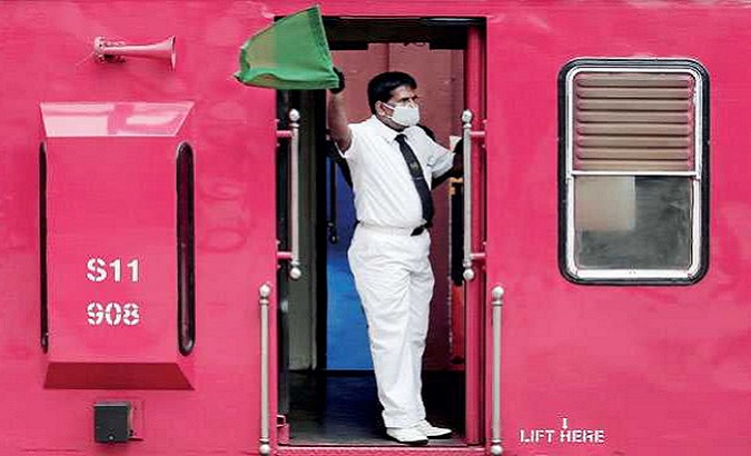 Bandula Gunawardena, Sri Lanka’s Minister of Transport and Highways at train fares revision. May. 24, 2023.