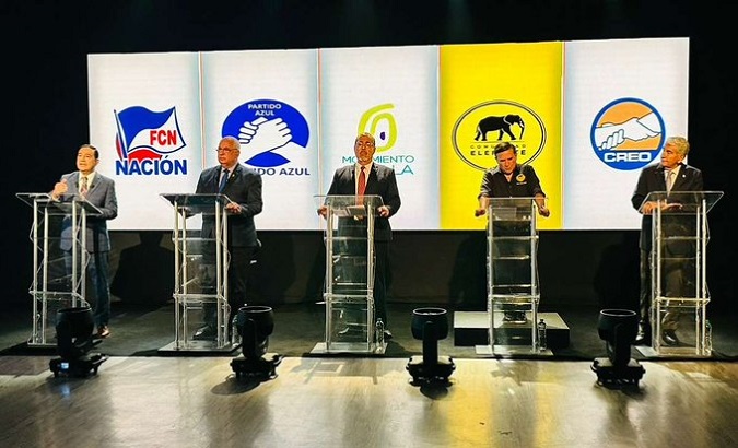 Guatemalan presidential candidates debate, May 23, 2023.