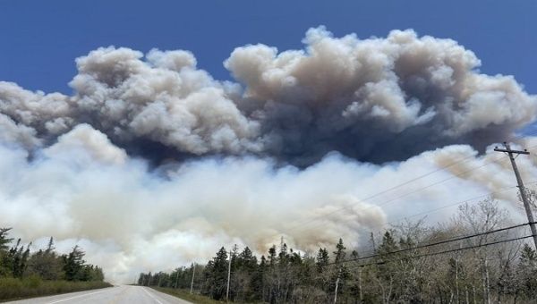 Smoke from the ongoing Fires in Canada’s Nova Scotia. Jun. 1, 2023.