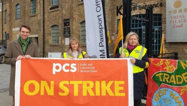 UK Post Civil Servants on strike, June 6, 2023.